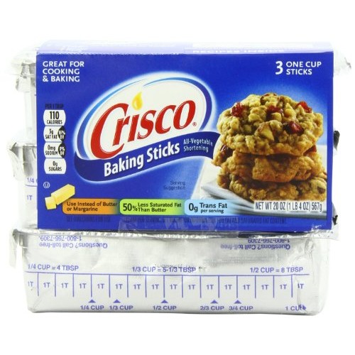 Crisco Baking Sticks All Vegetable Shortening, 20 Ounce