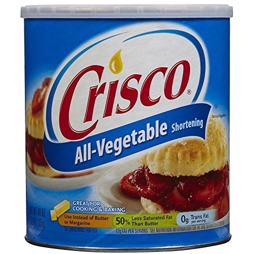 Crisco Vegetable Shortening, 48 Oz
