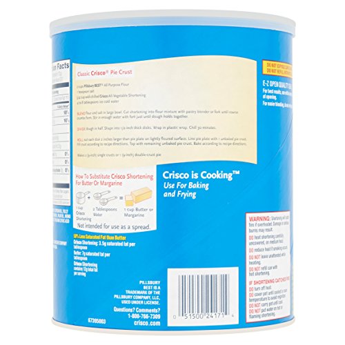 Pack Of 4 - Crisco All-Vegetable Shortening, 6 Lb