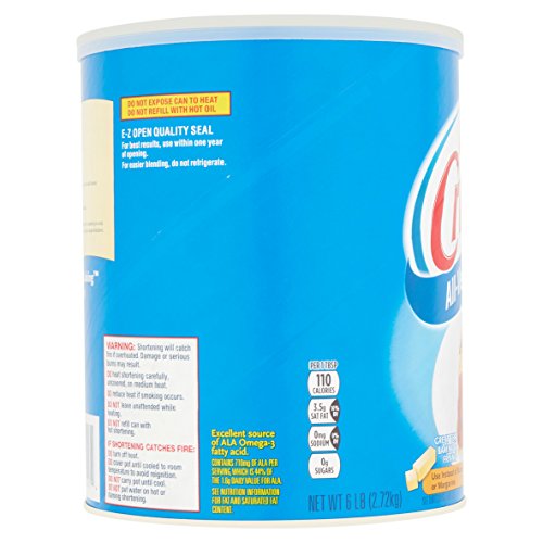 Pack Of 4 - Crisco All-Vegetable Shortening, 6 Lb