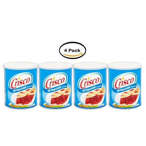 Pack Of 4 - Crisco All-Vegetable Shortening, 6 Lb
