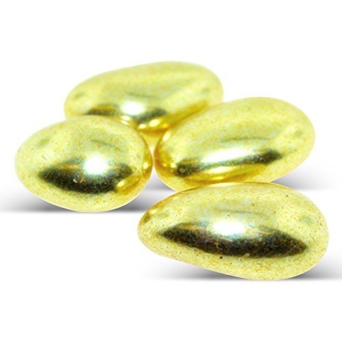 Crispo, Italian Shiny Gold Almond Confetti Natural Oro 1 Lbs