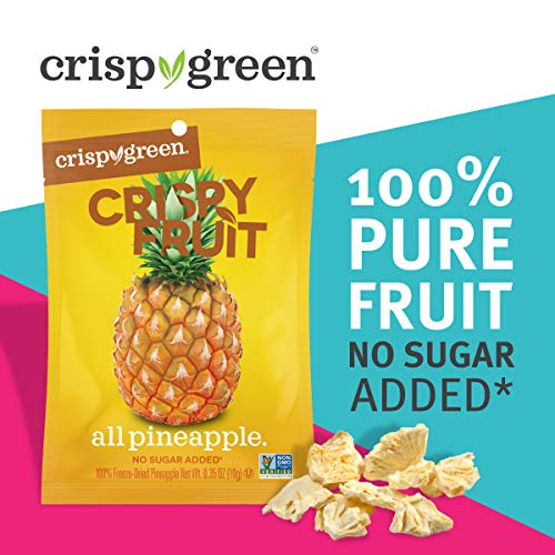Crispy Green Freeze-Dried Fruit, Single-Serve, Pineapple, 0.35 O