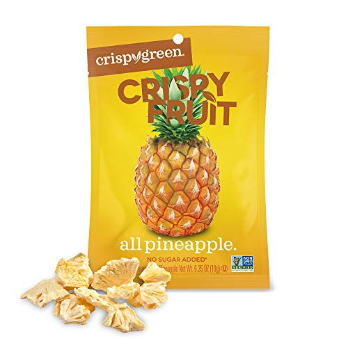 Crispy Green Freeze-Dried Fruit, Single-Serve, Pineapple, 0.35 O