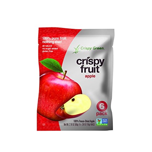 Crispy Green Fruit Snacks, Crispy Apples, 2.2 Ounce Pouch