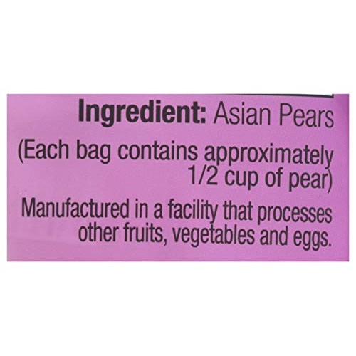 Crispy Green, Pears Asian, 0.36 Ounce, 6 Pack
