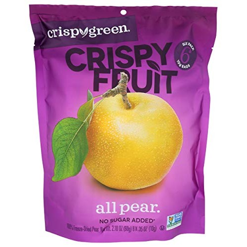 Crispy Green, Pears Asian, 0.36 Ounce, 6 Pack