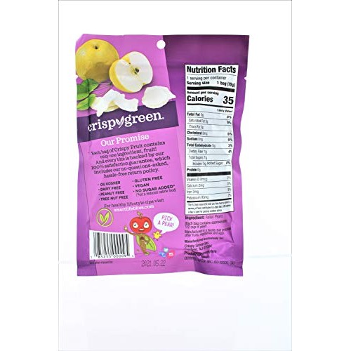 Fruit Freezedried Crispy Asian Pears Pack Of 12