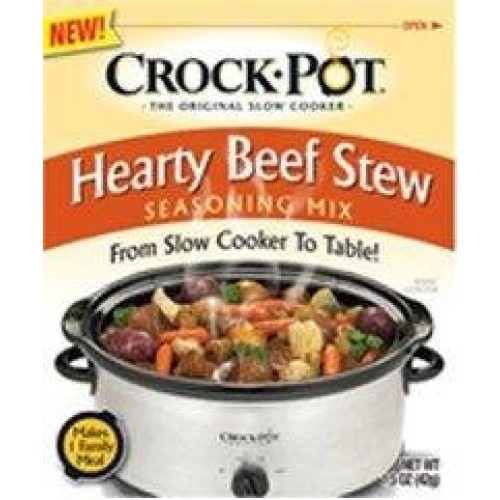 Crock Pot Hearty Beef Stew Seasoning Mix 1.5 Oz Packets Pack