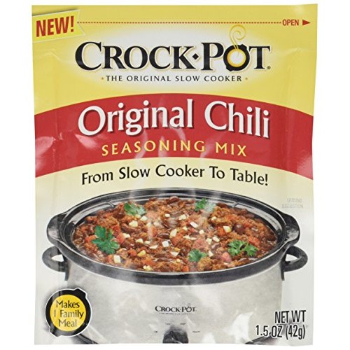 Crock Pot Original Chili Seasoning Mix 1.5 Oz Packets 3 Pack