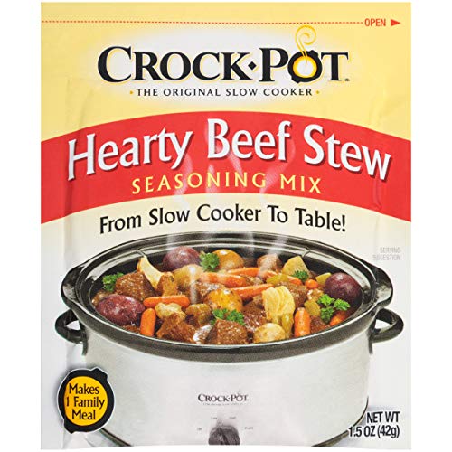 Crock Pot Seasoning Mix, Hearty Beef Stew, 1.5 Ounce Pack Of 12