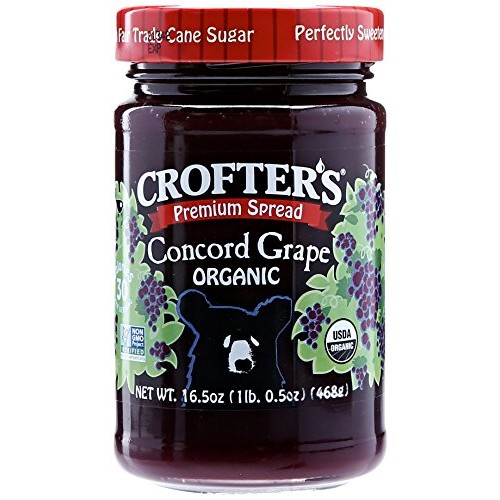 Crofters Organic Concord Grape Premium Spread, 16.5 Oz