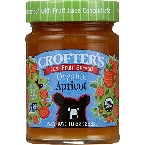 Crofters Organic Just Fruit Spread, Apricot, 10 Oz Jar
