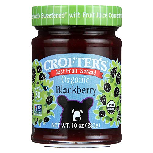 Crofters Organic Blackberry Just Fruit Spread, 10 Oz