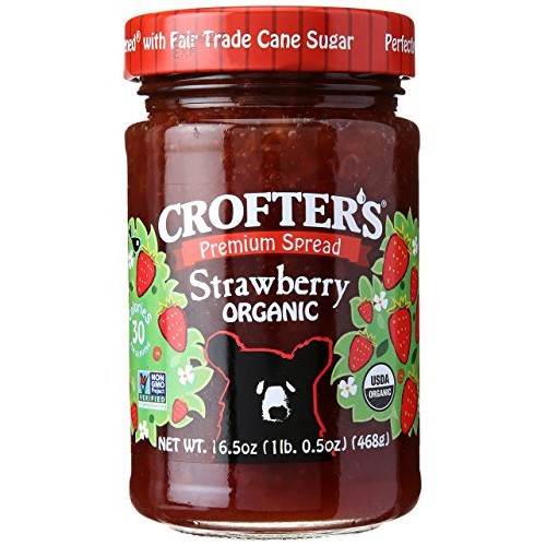 Crofters Organic Premium Spread, Strawberry, 16.5 Ounce Jar