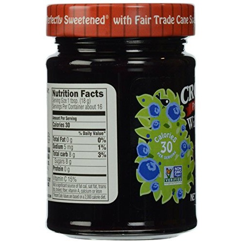 Crofters Organic Wild Blueberry Premium Spread, 10 Oz