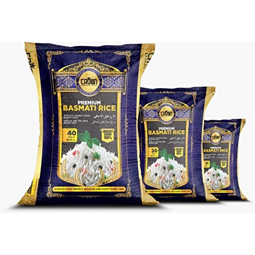Crown Premium Quality White Basmati Rice – White 2 Years Aged Ex Crown Premium Quality White Basmati Rice – White 2 Years Aged Ex