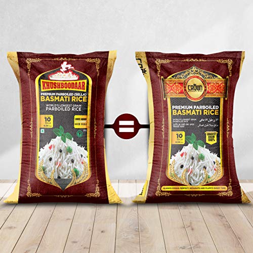 Premium Quality Crown Khushboodaar White Parboiled Sella Basma
