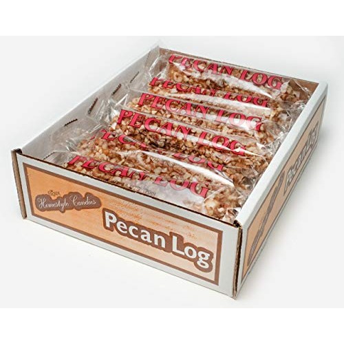 Crown Candy Pecan Logs - 12 Individually Wrapped 2.5oz Pecan Log...