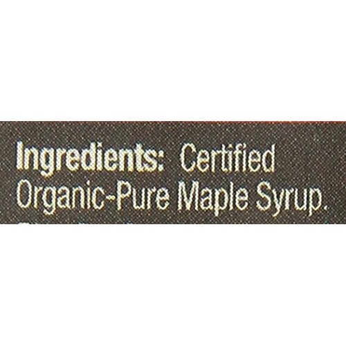 Crown Maple Organic Grade A Maple Syrup, Amber, 12.7 Fl. Oz Pac