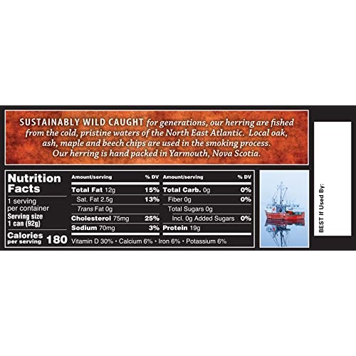 Crown Prince Natural Kipper Snacks - Low in Sodium, 3.25 Ounce C...