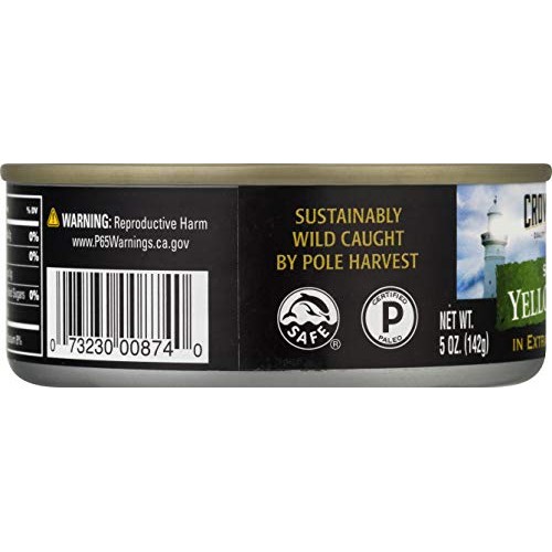 Crown Prince Natural Solid Light Yellowfin Tuna In Extra Virgin