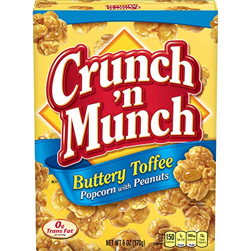 Crunch N Munch Popcorn With Peanuts Buttery Toffee 6 Oz
