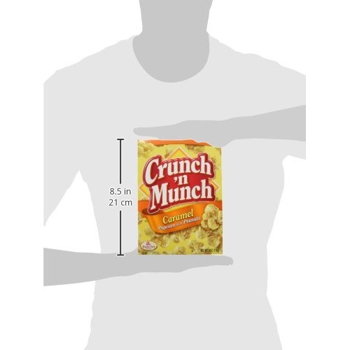 Crunch N Munch Caramel Popcorn, 6-Ounce Boxes Pack Of 3