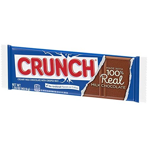 Crunch Milk Chocolate Candy Bars, Full Size Bulk Ferrero Candy,