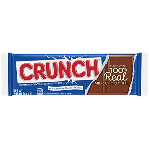 Crunch Milk Chocolate Candy Bars, Full Size Bulk Ferrero Candy,