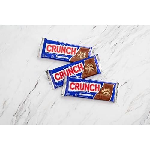 Crunch Milk Chocolate Candy Bars, Full Size Bulk Ferrero Candy,