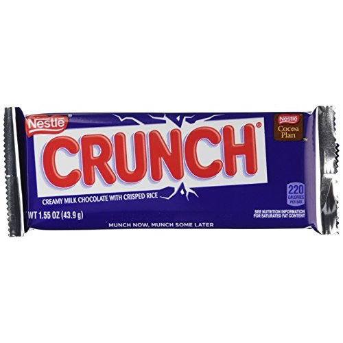 Crunch Milk Chocolate Candy Bars, Full Size Bulk Ferrero Candy,