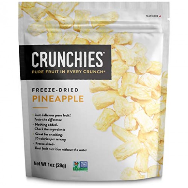 Crunchies Crispy 100% All Natural Freeze-Dried Fruits, 1 Ounce ...