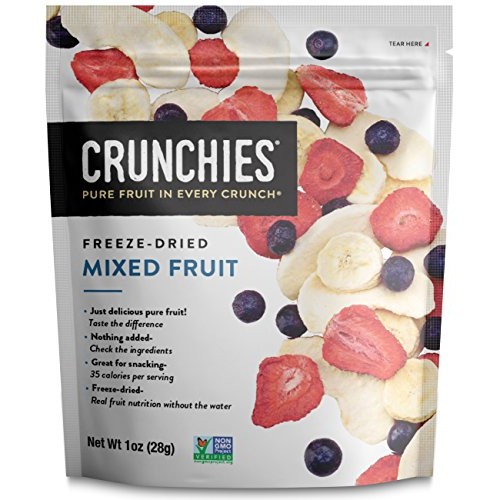 Crunchies Crispy 100% All Natural Freeze-Dried Fruits, 1 Ounce