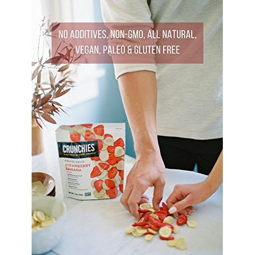 Crunchies Crispy 100% All Natural Freeze-Dried Fruits, 1 Ounce