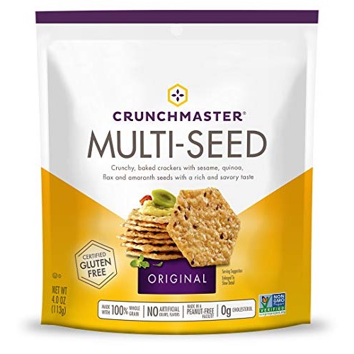 Crunchmaster Multi-Seed Original, 4 Ounce Bag, 12 Count