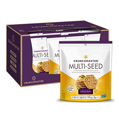 Crunchmaster Multi-Seed Original, 4 Ounce Bag, 12 Count