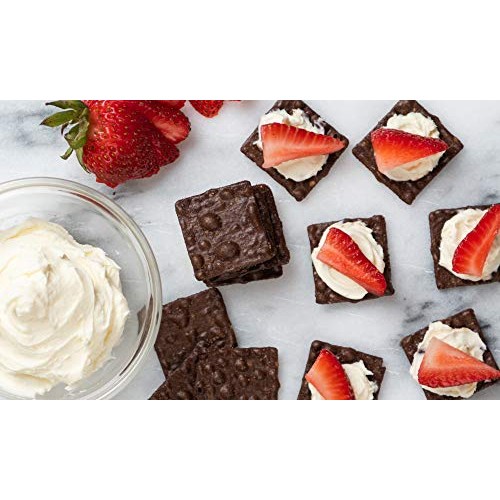 Crunchmaster Protein Brownie Thins, Homestyle Milk Chocolate