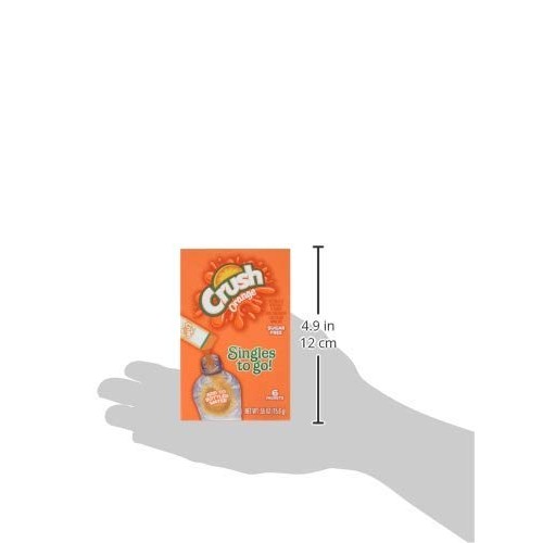 Crush Drink Mix Singles To Go Non-Carbonated, Sugar Free - 3 Box