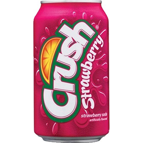Crush Strawberry Soda, 12 Fl Oz Cans Pack Of 18, Total Of 216 F