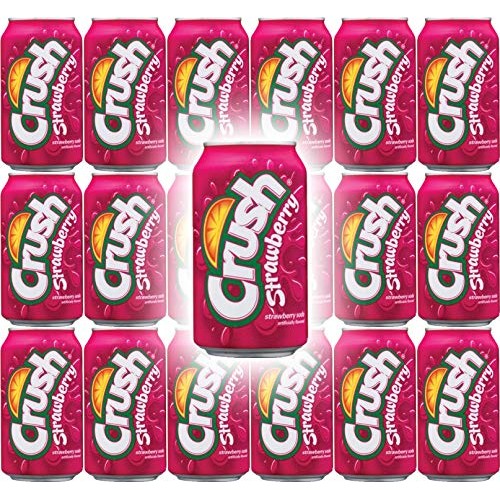 Crush Strawberry Soda, 12 Fl Oz Cans Pack Of 18, Total Of 216 F
