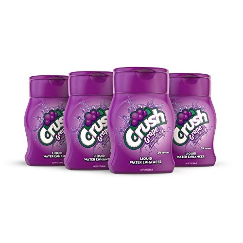 Crush, Grape, Liquid Water Enhancer – New, Better Taste! 4 Bott