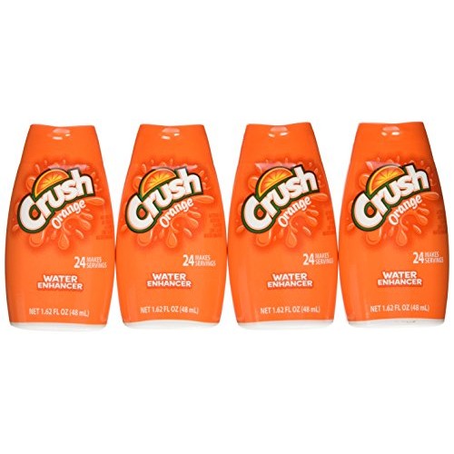 Crush Orange Liquid Water Enhancer, 1.62 Oz, 4 Count