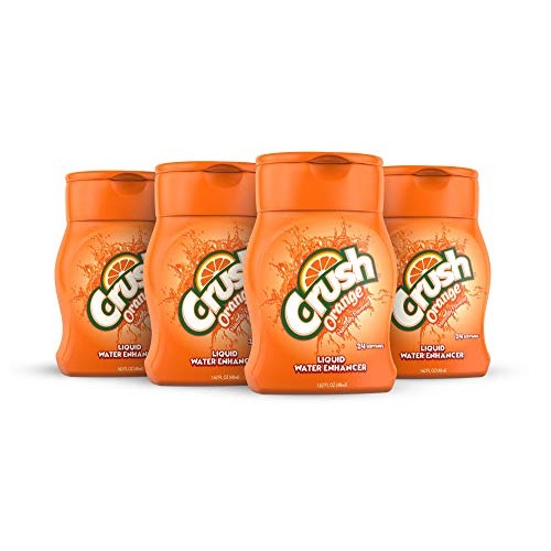 Crush, Orange, Liquid Water Enhancer – New, Better Taste! 4 Bot