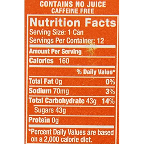 Crush Orange Soda, 12 Fl Oz Pack Of 12
