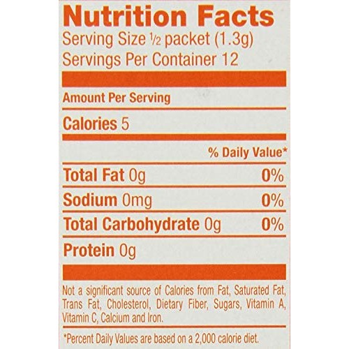 Crush Orange Sugar Free Singles To Go, 6 Packets/Box Pack Of 6