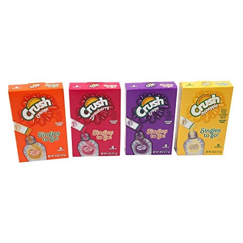 Crush Singles To Go Low Calorie Drink Mix Variety Pack