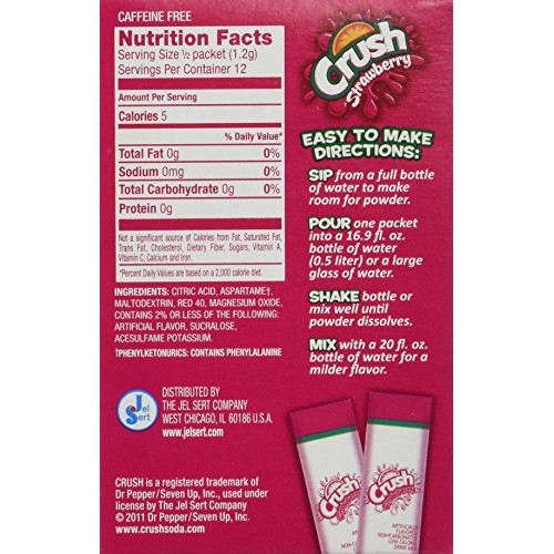 Strawberry Crush S/F Singles To Go 6/Pack9 Packs