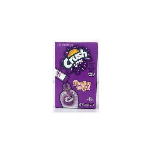 Grape Crush Sugar Free Singles To Go 3 Packs Of 6