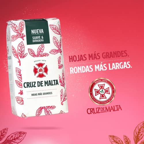 YERBA MATE CRUZ de MALTA 2.2lb 1 kilo Pack Of 2